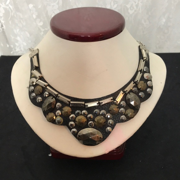 Daisy Fuentes Jewelry Daisy Fuentes Leather Beaded Collar Necklace